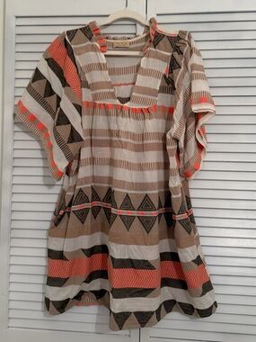Sophia geometric mini dress
